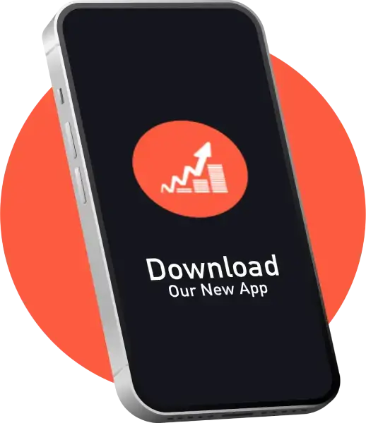 GoldInvest investment app phone illustration